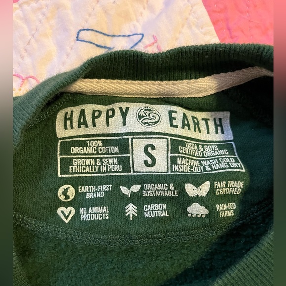 Happy earth organic cotton forest pullover sweater - Picture 3 of 3